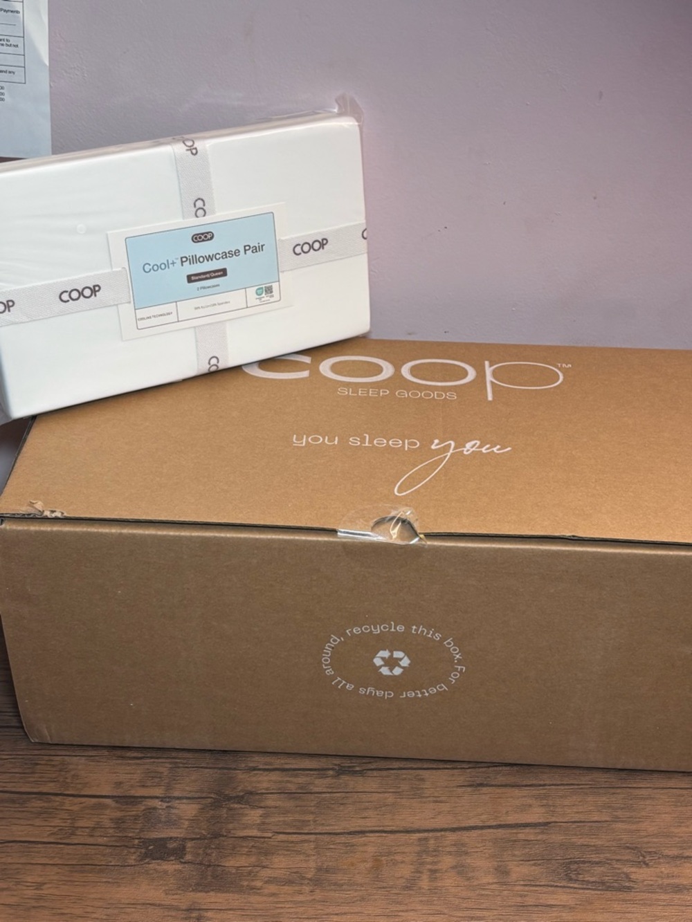 *BRAND NEW* COOP Sleep Goods Cool+ pillow and Pillowcase